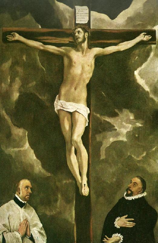 El Greco christ on the cross oil painting image